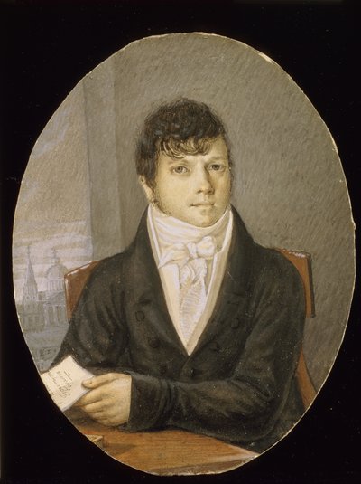 Portret tancerza, baletmistrza i scenarzysty Ivana Valbercha 1766-1819 autorstwa Unbekannt