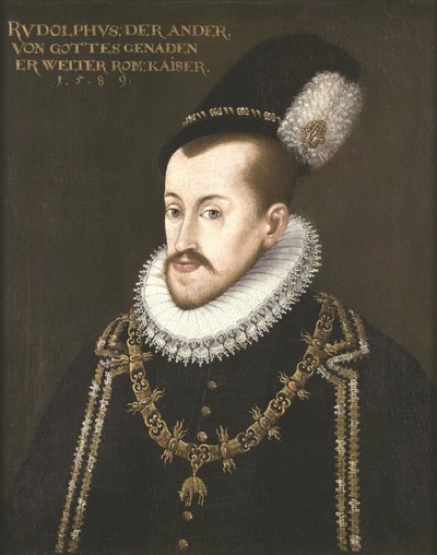 Portret cesarza Rudolfa II autorstwa Unbekannt