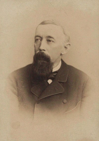 Portret librecisty i kompozytora Franza Friedricha Richarda Genée 1823-1895, ok. 1930 r. 1880. autorstwa Unbekannt