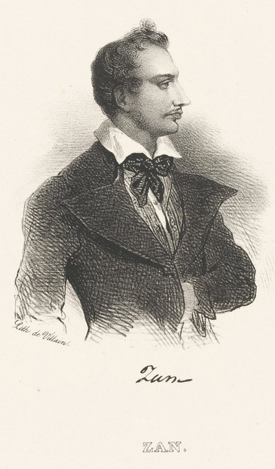Portret poety Tomasza Zana 1796-1855, po 1824 r. autorstwa Unbekannt