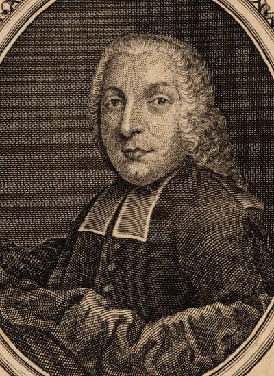 Portret poety i librecisty Pietro Metastasio 1698-1782. autorstwa Unbekannt