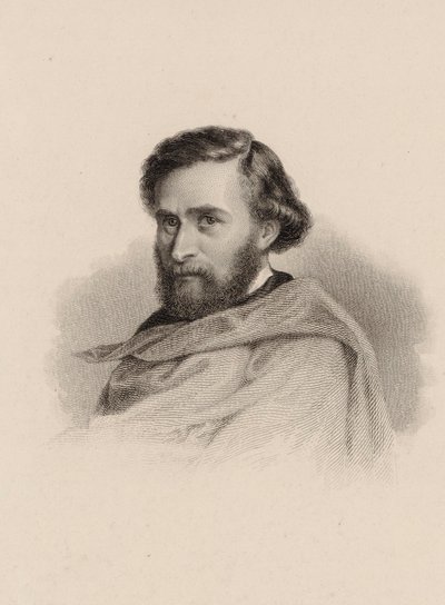 Portret skrzypka i kompozytora Antona Wallersteina 1813-1892. autorstwa Unbekannt