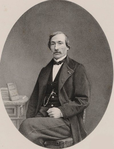 Portret skrzypka i kompozytora Delphina Alarda 1815-1888 , 1870. autorstwa Unbekannt