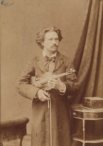 Portret skrzypka i kompozytora Franciszka Ondricka 1857-1922, 1882-1883. autorstwa Unbekannt