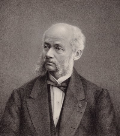 Portret skrzypka i kompozytora Henri Vieuxtempsa 1820-1881, 1895. autorstwa Unbekannt