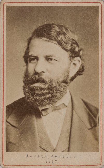 Portret skrzypka i kompozytora Josepha Joachima 1831-1907, lata 70. XIX wieku. autorstwa Unbekannt