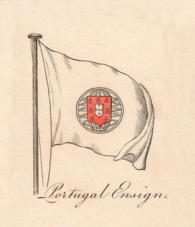 Chorąży Portugalii, 1838 autorstwa Unbekannt