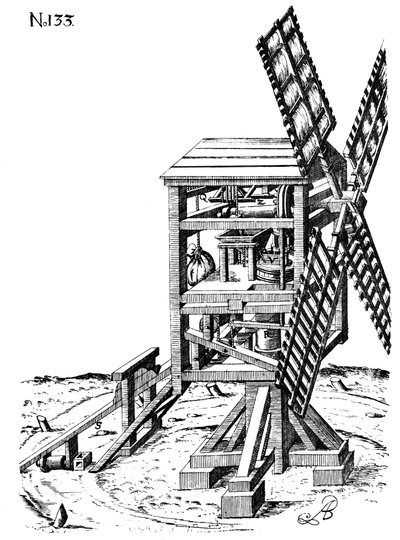 Młyn pocztowy, 1620 autorstwa Unbekannt