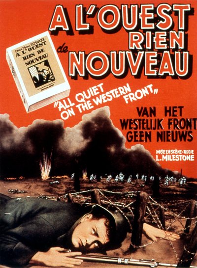 Plakat do filmu „Cała cisza na froncie zachodnim” autorstwa Unbekannt
