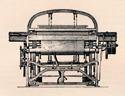 Widok z przodu Power Loom, 1836, 1904 autorstwa Unbekannt