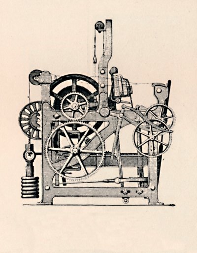 Widok z boku krosna mechanicznego, 1836, 1904 autorstwa Unbekannt