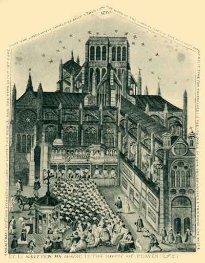 „Głoszenie pod krzyżem św. Pawła w XVII wieku”, 1947. autorstwa Unbekannt