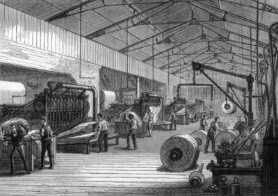 Pokój prasowy, biura Daily Telegraph, Fleet Street, Londyn, 1882 autorstwa Unbekannt