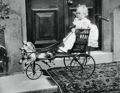 Książę Albert Windsor w wieku jednego roku, ok. 1896 r. autorstwa Unbekannt