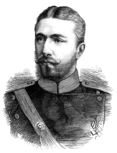 Książę Aleksander z Battenbergu, pierwszy książę współczesnej Bułgarii, XIX wiek autorstwa Unbekannt