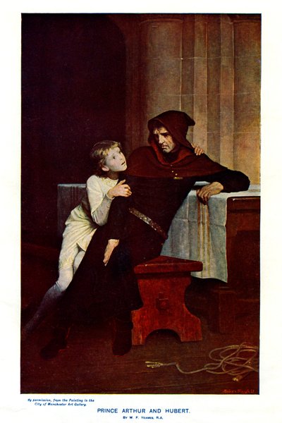 Książę Artur i Hubert, XIX w. autorstwa Unbekannt