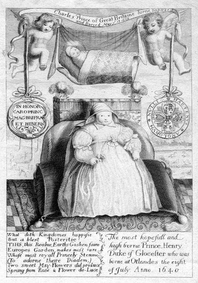 Książę Karol i książę Henryk, synowie króla Karola I, XVII w., 1802 r. autorstwa Unbekannt