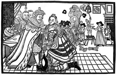 Książę Karol wita w domu z Hiszpanii, 1623, 1893 autorstwa Unbekannt