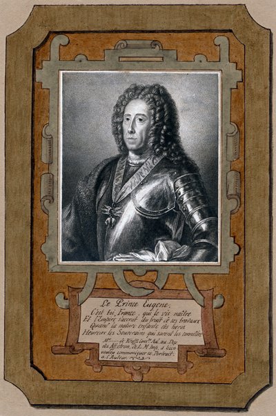 Książę Eugeniusz Sabaudzki, generał armii austriackiej autorstwa Unbekannt