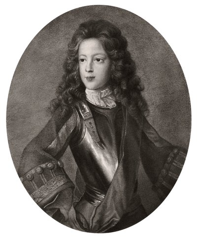 Książę James Francis Edward Stuart, stary pretendent, ok. 1700 1906 r. autorstwa Unbekannt