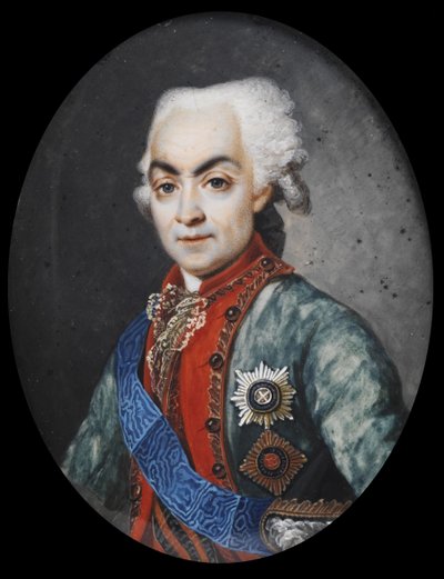 Książę Nikołaj Wasiljewicz Repnin 1734-1801, po 1792 autorstwa Unbekannt