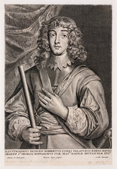 Książę Rupert Renu, oficer kawalerii, ok. 1640 autorstwa Unbekannt