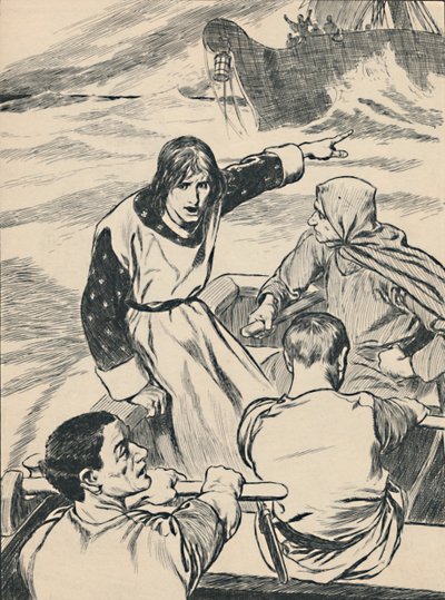 Książę William powraca, by uratować swoją siostrę, ok. 1907 r. autorstwa Unbekannt