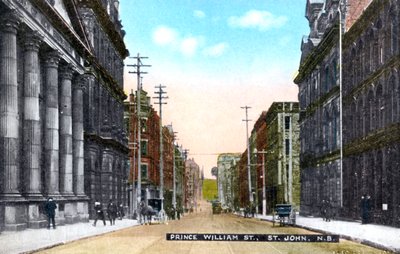 Prince William Street, Saint John, New Brunswick, Kanada, c1900 autorstwa Unbekannt