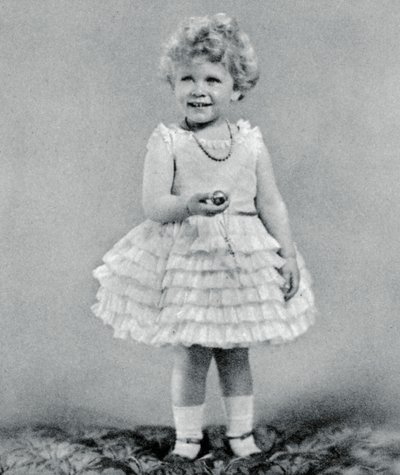 Księżniczka Elżbieta w wieku 2 lat w 1928, 1937 autorstwa Unbekannt