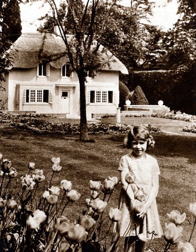 Księżniczka Elżbieta, przyszła królowa Elżbieta II Wielkiej Brytanii, Windsor, lata 30. XX wieku autorstwa Unbekannt