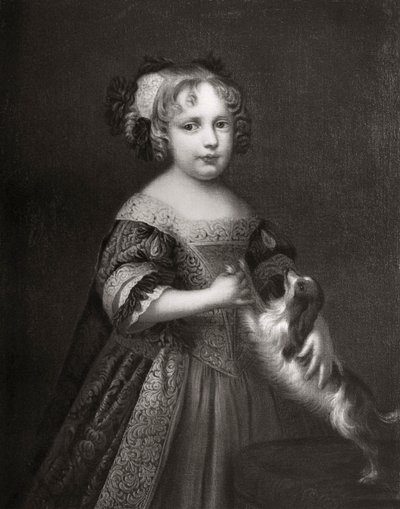 Księżniczka później królowa Anna, c1670-1675 1906 autorstwa Unbekannt