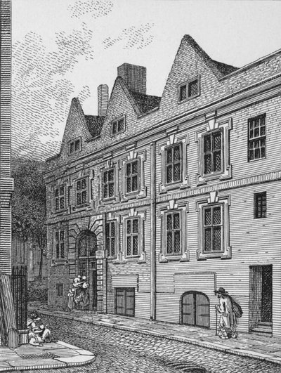 Główne wejście do Leathersellers Hall, City of London, 1801 1911 autorstwa Unbekannt