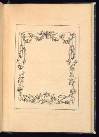 Druk, Pl. 6 z 18e cahier de cartels et trophées de l
