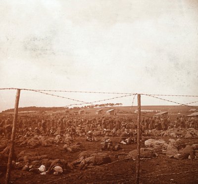 Obóz więzienny, c1914-c1918 autorstwa Unbekannt