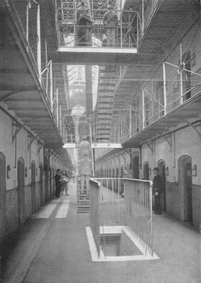 Więźniowie idący na obiad, Więzienie Wormwood Scrubs, Londyn, c1903 1903 autorstwa Unbekannt