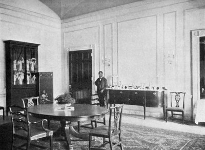 Prywatna jadalnia w Białym Domu, Waszyngton DC, USA, 1908 autorstwa Unbekannt