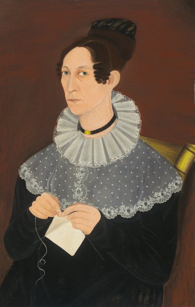 Prawdopodobnie Sarah Cook Arnold Knitting, ok. 1930 r. 1830. autorstwa Unbekannt