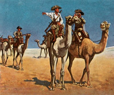 W pogoni za Simonem-Copper-Hottentottami na pustyni Kalahari, 16 marca 1908, 1936. autorstwa Unbekannt