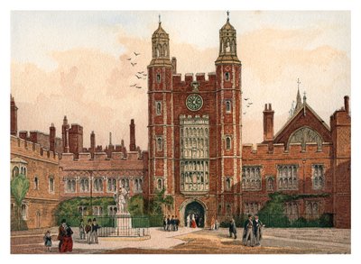 Czworokąt Eton College, 1880 autorstwa Unbekannt