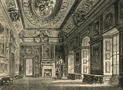 Salon Królowej Karoliny, Pałac Kensington, ok. 1876 r. autorstwa Unbekannt