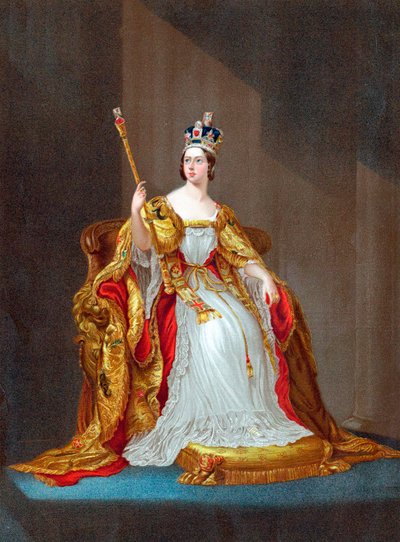 Królowa Wiktoria 1819-1901, 1838 autorstwa Unbekannt