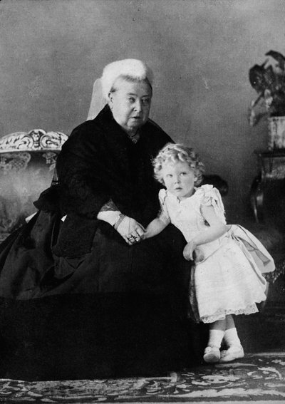 Królowa Wiktoria i Edward VIII, c1898 1936 autorstwa Unbekannt