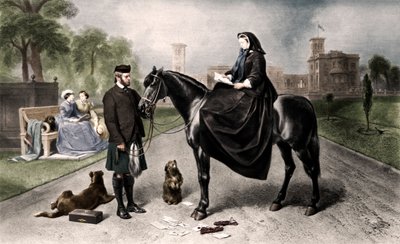 Królowa Wiktoria w Osborne House, 1865 1906 autorstwa Unbekannt