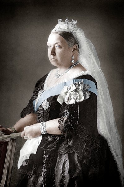Królowa Wiktoria z Wielkiej Brytanii, c1890 autorstwa Unbekannt