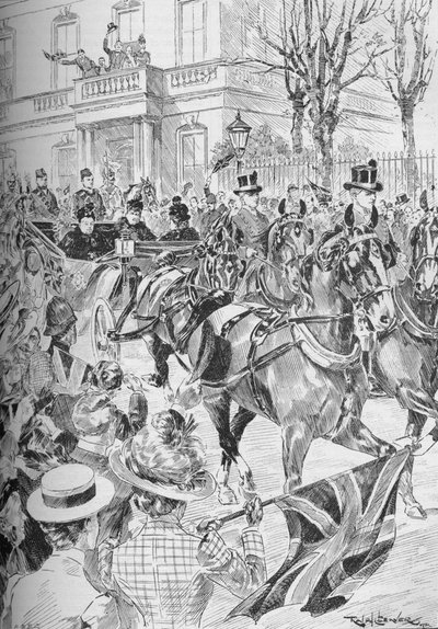 Ostatnia wizyta królowej Wiktorii w Londynie, marzec 1900 1906 autorstwa Unbekannt