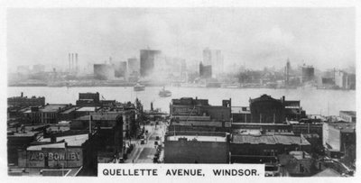 Quellette Avenue, Windsor, Ontario, Kanada, ok. 1920 r. autorstwa Unbekannt