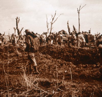 Quennevières, północna Francja, c1914-c1918 autorstwa Unbekannt