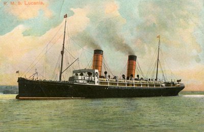 RMS Lucania, c1905 autorstwa Unbekannt