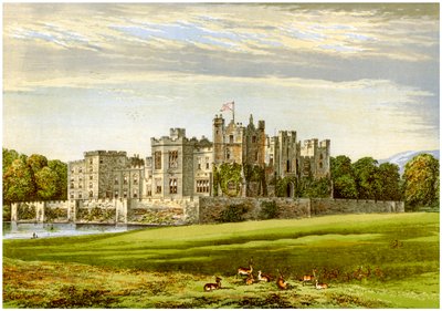 Zamek Raby, hrabstwo Durham, siedziba księcia Cleveland, ok. 1880 r. autorstwa Unbekannt