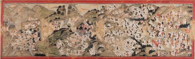 Raja Sansar Chand atakuje fort Kangra autorstwa Unbekannt Unbekannt